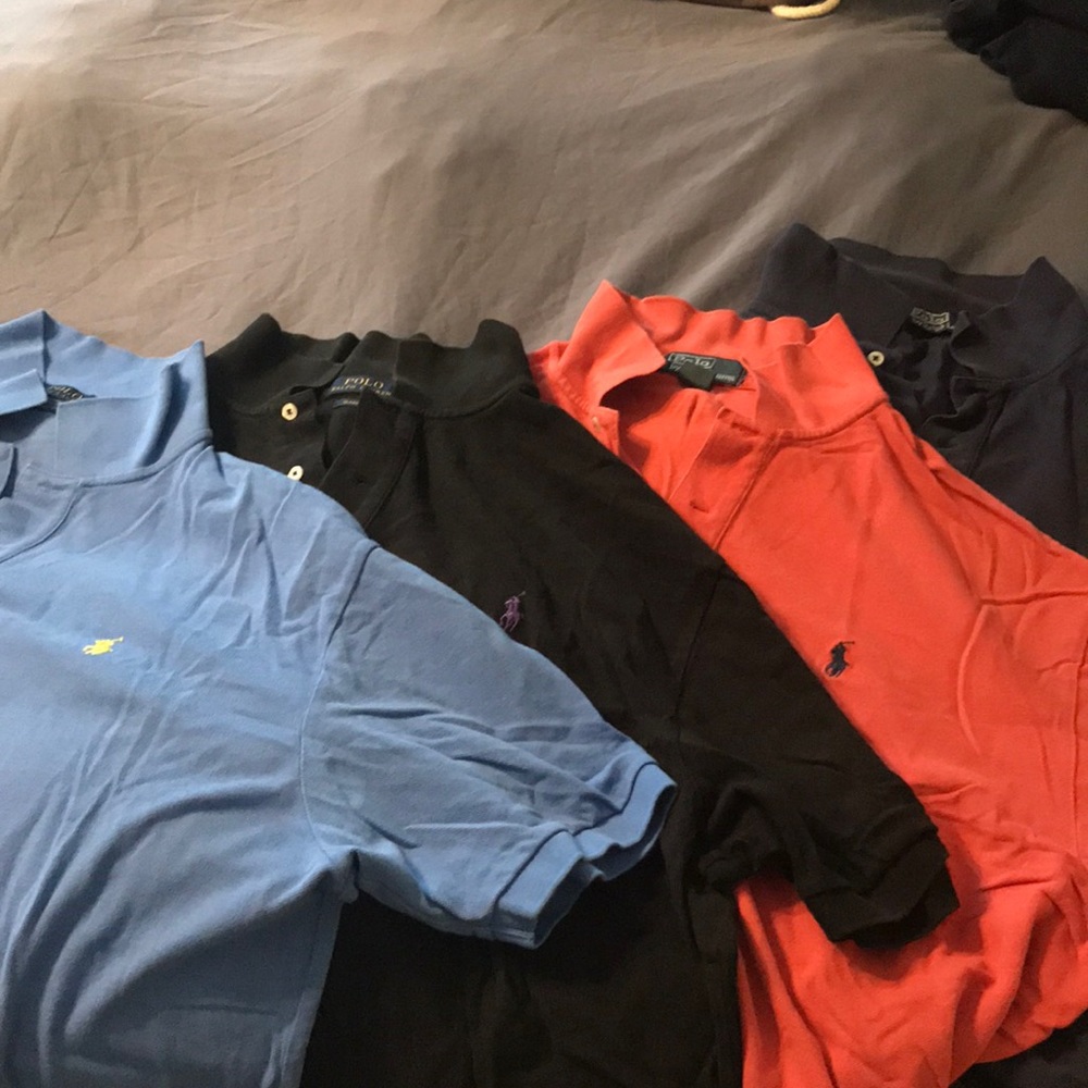Set of 4 - Ralph Lauren pique polo’s